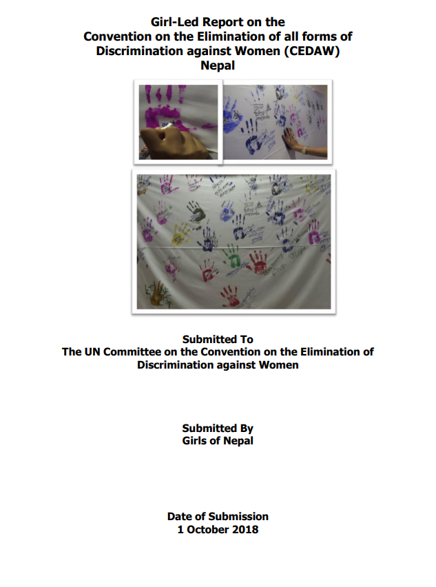 Girls Led CEDAW Report-2018