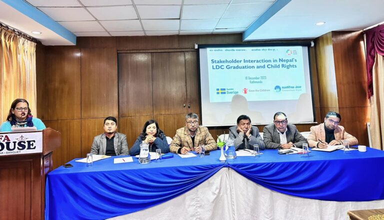 Stakeholder Interaction in Nepal’s LDC Graduation and Child Rights