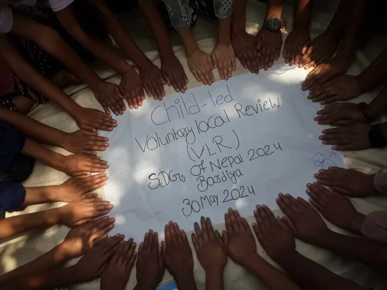 Sustainable Development Goal and Child led Voluntary Local Review Report